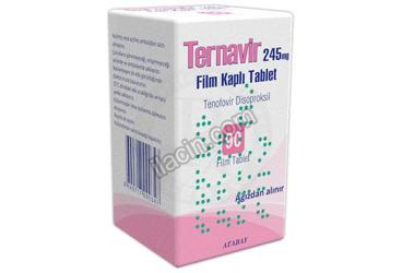 TERNAVIR 245 MG FILM TABLET (90 TABLET) görseli