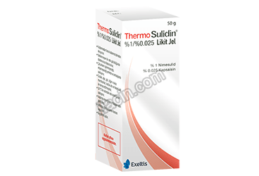 THERMO SULIDIN %1 + %0,025 LIKIT JEL 50 GR görseli