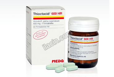 THIOCTACID 600 MG FILM KAPLI TABLET (30 TABLET) görseli