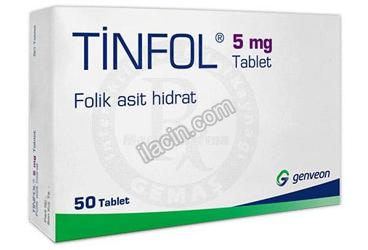 TINFOL 5 MG TABLET (50 TABLET) görseli