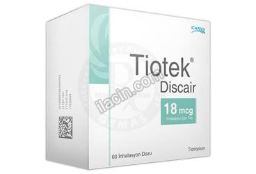 TIOTEK DISCAIR 18 MCG INHALASYON ICIN TOZ 60 DOZ görseli