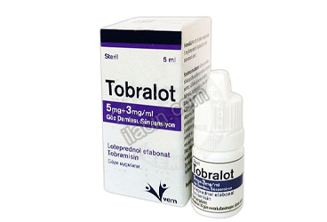 TOBRALOT 5 MG + 3 MG / ML GOZ DAMLASI , SUSPANSIYON görseli