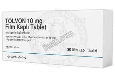 TOLVON 10 MG 30 TABLET görseli