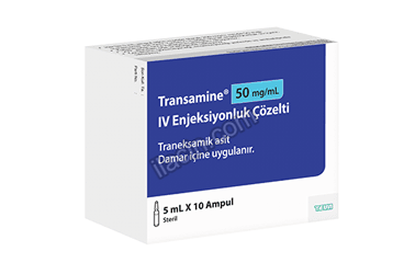 TRANSAMINE %5  5 ML 250 MG 10 AMPUL görseli
