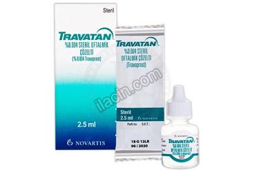 TRAVATAN 2,5 ML OFTALMIK SOLUSYON görseli