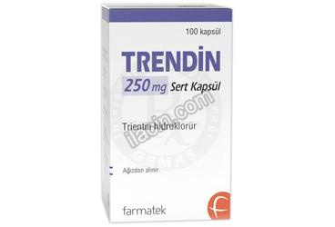 TRENDIN 250 MG SERT KAPSUL (100 KAPSUL) görseli