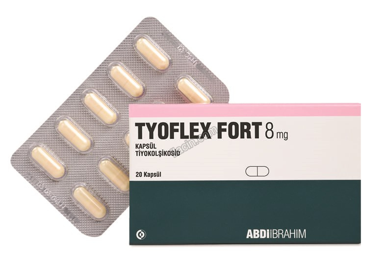 TYOFLEX FORT 8 MG 10 KAPSUL görseli