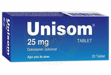UNISOM 25 MG 20 TABLET görseli