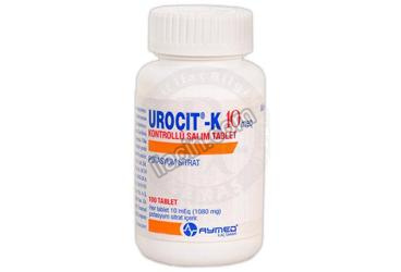 UROCIT-K(10 MEQ) 1080 MG 100 KONTROLLU SALIM TABLETI görseli