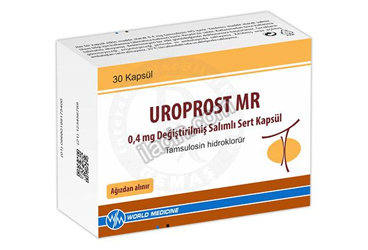 UROPROST MR 0,4 MG DEGISTIRILMIS SALIMLI SERT KAPSUL (30 KAPSUL) görseli