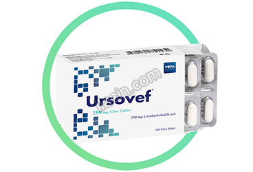 URSOVEF 250 MG 100 FILM KAPLI TABLET görseli