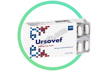 URSOVEF 500 MG 60 FILM KAPLI TABLET görseli