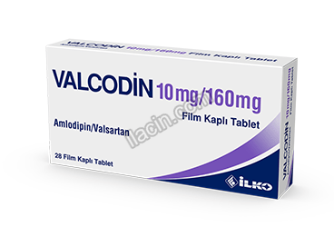 VALCODIN 10 MG/160 MG 28 FILM KAPLI TABLET görseli