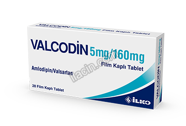 VALCODIN 5 MG/160 MG 28 FILM KAPLI TABLET görseli
