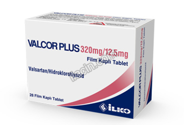 VALCOR PLUS 320/12,5 MG 28 FİLM KAPLI TABLET görseli