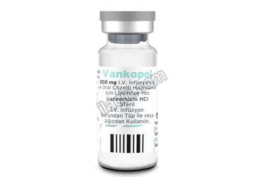 VANKOPOL 500 MG IV INFUZYONLUK VE ORAL COZELTI HAZIRLAMAK ICIN LIYOFILIZE TOZ, 1 FLAKON görseli