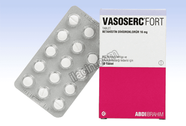 VASOSERC 16 MG 30 TABLET görseli