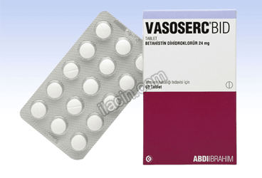 VASOSERC BID 24 MG 60 TABLET görseli