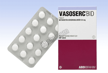 VASOSERC BID 24 MG 90 TABLET görseli