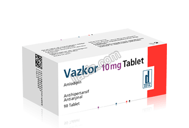 VAZKOR 10 MG 90 TABLET görseli