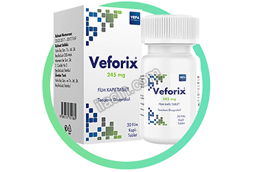 VEFORIX 245 MG 30 FILM KAPLI TABLET görseli