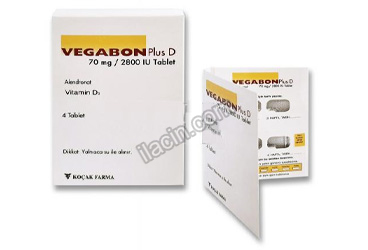 VEGABON PLUS D 70 MG/2800 IU 4 TABLET görseli