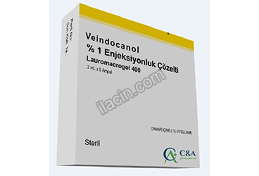 VEINDOCANOL %1 ENJEKSIYONLUK COZELTI görseli