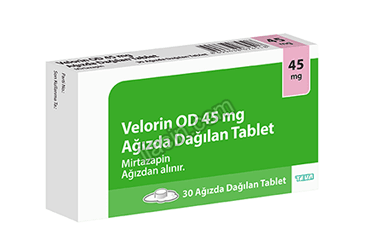 VELORIN OD 45 MG AGIZDA DAGILAN 30 TABLET görseli