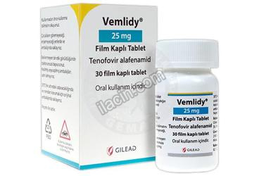 VEMLIDY 25MG 30 FILM KAPLI TABLET görseli