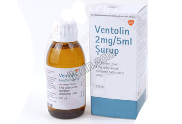 VENTOLIN 2 MG 150 ML SURUP görseli