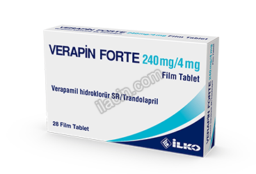 VERAPIN  FORTE 240 MG/4 MG 28 FILM TABLET görseli