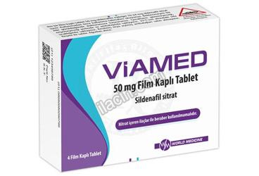 VIAMED 50 MG FILM KAPLI TABLET (4 TABLET) görseli