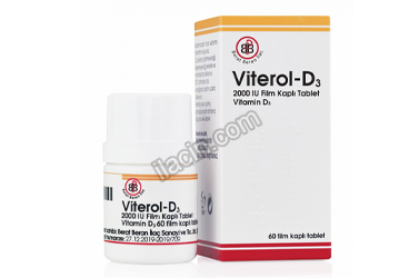 VITEROL-D3 2000 IU FILM KAPLI TABLET (60 TABLET) görseli