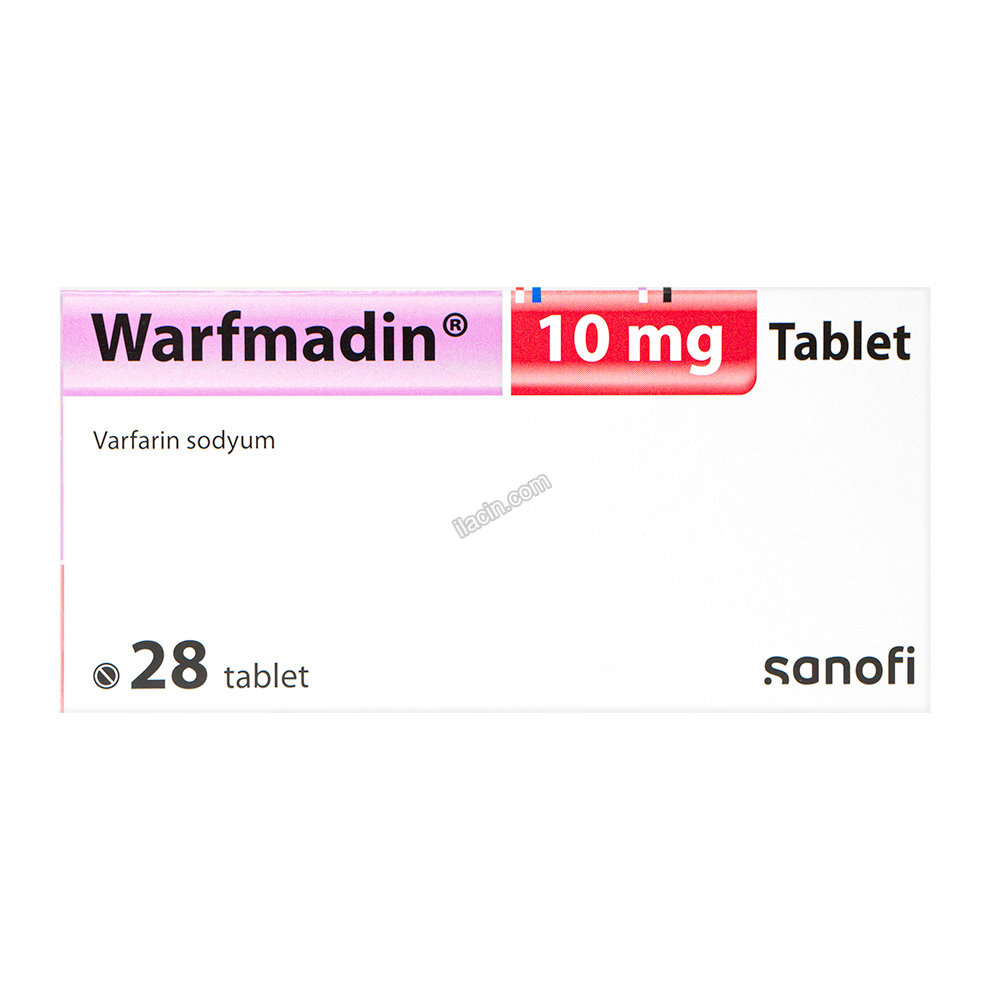 WARFMADIN 10 MG TABLET (28 TABLET) görseli
