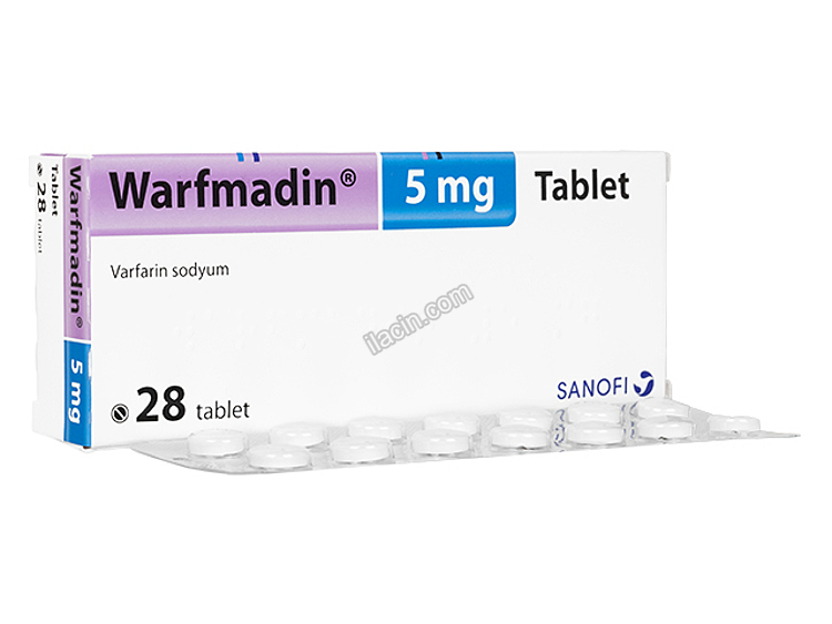 WARFMADIN 5 MG TABLET (28 TABLET) görseli