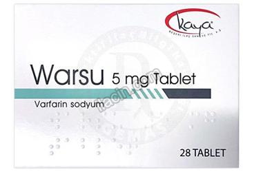 WARSU 5 MG TABLET (28 TABLET) görseli