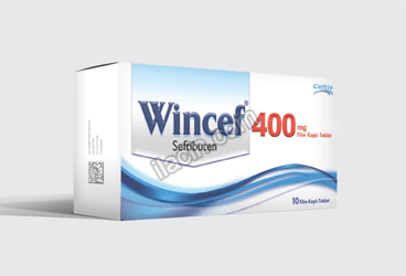 WINCEF 400 MG 10 FILM KAPLI TABLET görseli