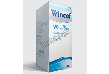 WINCEF 90 MG/5 ML ORAL SUSPANSIYON HAZIRLAMAK ICIN KURU TOZ 100 ML görseli