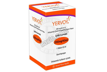 YERVOY 200MG/40ML IV INFUZYONLUK ÇOZELTI KONSANTRESI ICEREN 1 FLAKON görseli