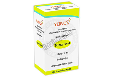 YERVOY 50MG/10ML IV INFUZYONLUK ÇOZELTI KONSANTRESI ICEREN 1 FLAKON görseli