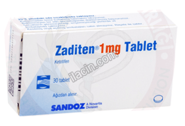 ZADITEN 1 MG 30 TABLET görseli