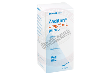 ZADITEN 1 MG/ 5 ML 100 ML SURUP görseli