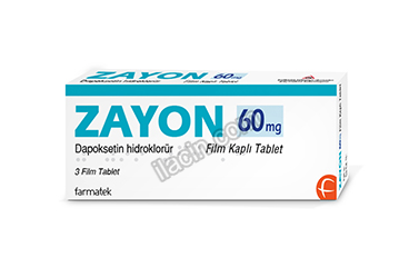 ZAYON 60 MG FILM KAPLI TABLET (3 TABLET) görseli