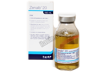 ZENALB %20, 100 ML IV INFUZYONLUK COZELTI görseli
