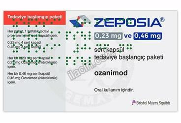 ZEPOSIA 0,23 MG VE 0,46 MG SERT KAPSUL TEDAVIYE BASLANGIC PAKETI (7 KAPSUL) görseli