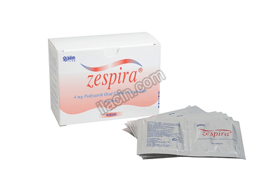 ZESPIRA 4 MG PEDIYATRIK ORAL GRANUL 28 SASE görseli