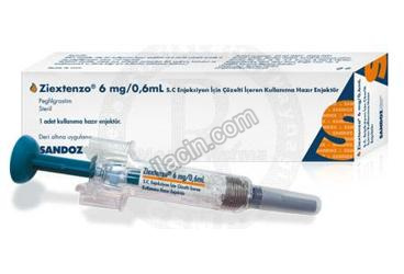 ZIEXTENZO 6 MG/0.6 ML S.C. ENJEKSIYON ICIN COZELTI ICEREN KULLANIMA HAZIR ENJEKTOR görseli