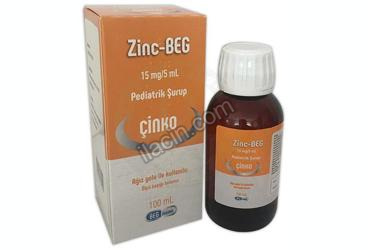 ZINC-BEG 15 MG/5 ML PEDIYATRIK SURUP (100 ML) görseli