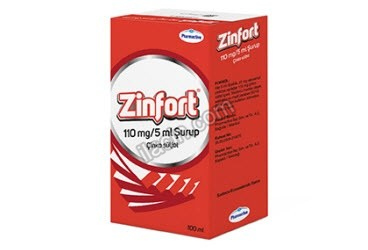 ZINCFORT 25 MG /5 ML SURUP 100 ML görseli