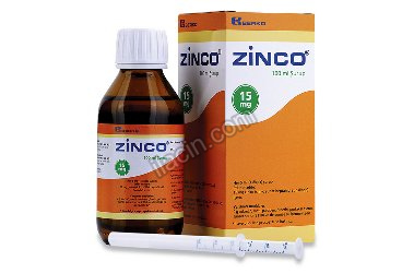 ZINCO 15 MG 100 ML SURUP görseli